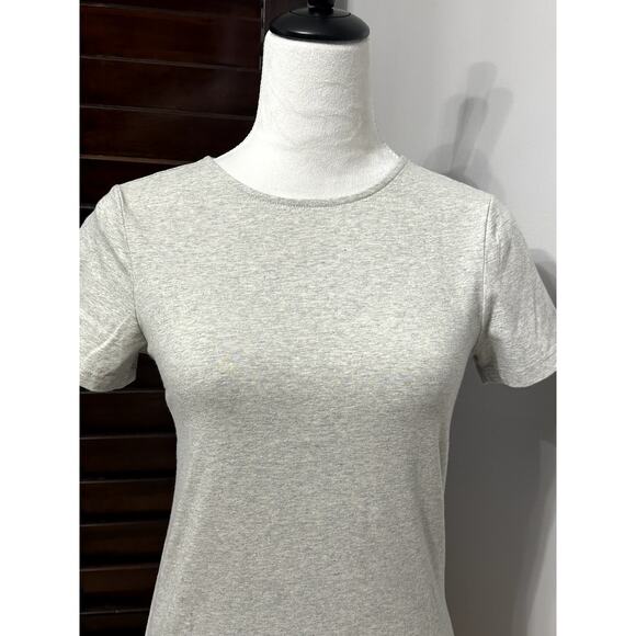 Melrose And Market Womens T-Shirt Gray Short Sleeve Cut Out Back Crew Neck M New - Picture 2 of 8